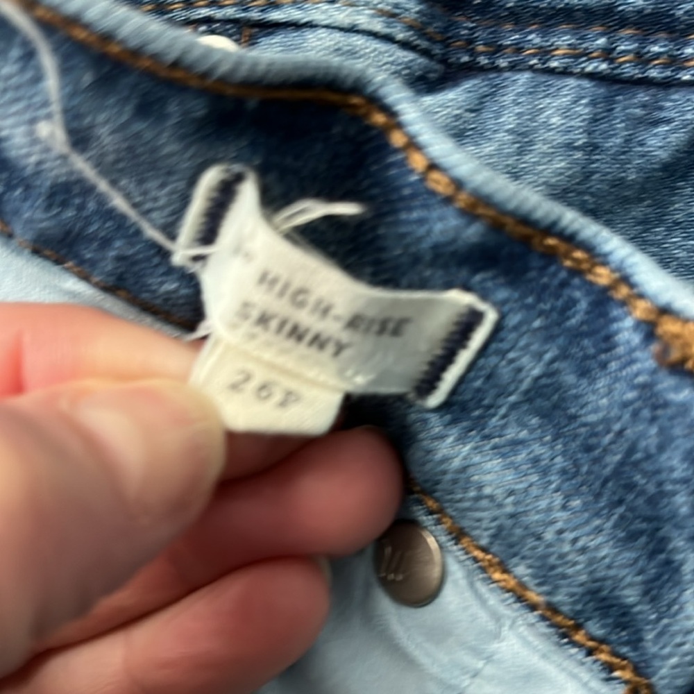 Madewell High Rise Skinny Jeans - Picture 2 of 3